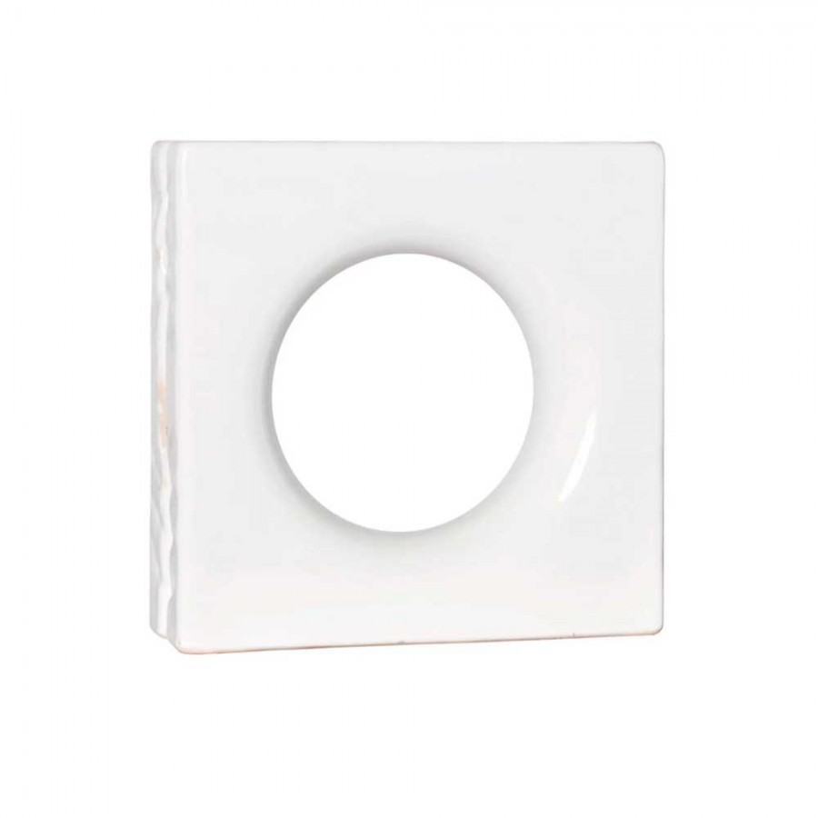 Tijolo Vazado Esmaltado Lua Branco - Cerâmica Martins