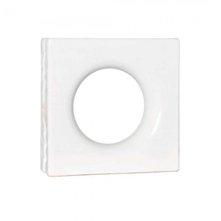 Tijolo Vazado Esmaltado Lua Branco - Cerâmica Martins