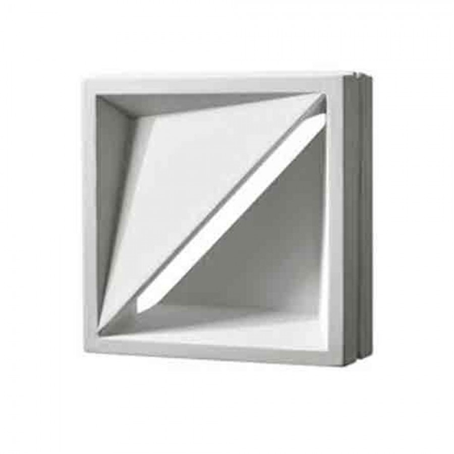 Tijolo Vazado Esmaltado Veneziana Dupla Branco - Cerâmica Martins