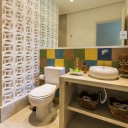 Tijolo Vazado Esmaltado Estrela Branco - Cerâmica Martins