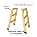 Escada Pintor de Madeira - 06 Degraus - ESEG