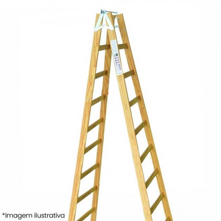 Escada Pintor de Madeira - 16 Degraus - ESEG