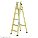 Escada Americana de Madeira - 06 Degraus - ESEG