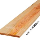 Tábua Bruta de Pinus Serrada 30x300cm - Espessura 2cm - Processo de Secagem ao Tempo ESEG