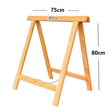 Cavalete de Madeira Pinus - 80x75cm - ESEG