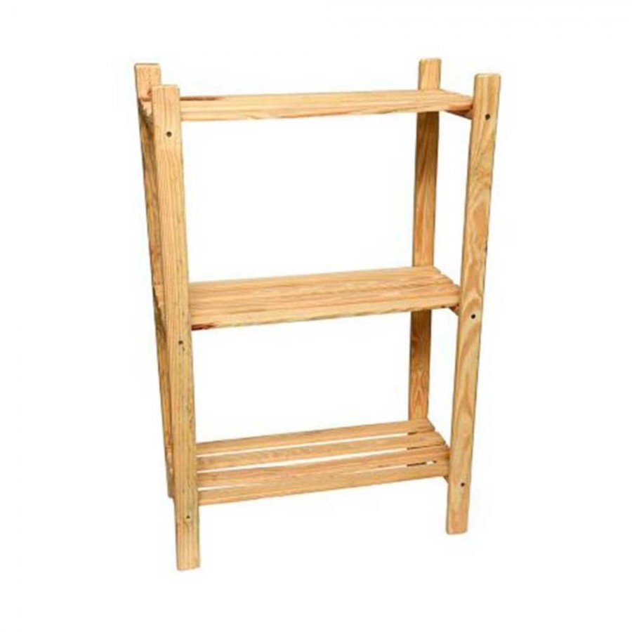 Estante de Madeira Pinus - 100x65x30cm - ESEG