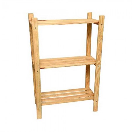 Estante de Madeira Pinus - 100x65x30cm - ESEG