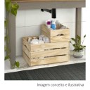 Caixote de Madeira Pinus Grande - 25x28x41cm - ESEG