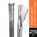 Manta Duralfoil  Multi - 2 Faces - 25m² 1,30m x 19,2m - Subcobertura Premium GIB