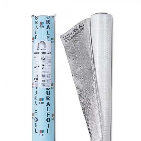 Manta Duralfoil Al/1 - 1 Face - 10m² 1,30m x  7,7m - Subcobertura Standard GIB