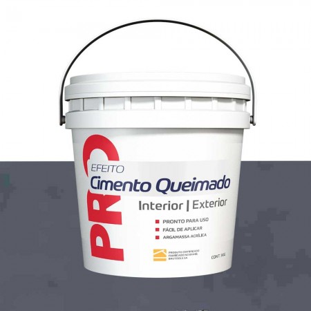 Cimento Queimado Platina - 5KG - Platina BruColor