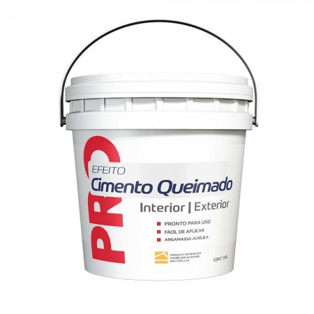 Cimento Queimado Nanquim - 5KG - Cinza Claro BruColor