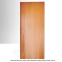 Porta Semi-Sólida Lisa p/ Verniz - 210x92x3,5cm - Padrão Curupixá Lâmina Natural
