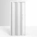 Porta Sanfonada de PVC - 210x97cm - Cor Branco Permatti