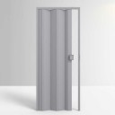 Porta Sanfonada de PVC - 210x60cm - Cor Cinza Permatti
