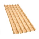 Telha de PVC Tipo Plan - 242x88cm - Cor Marfim Colonial Permatti