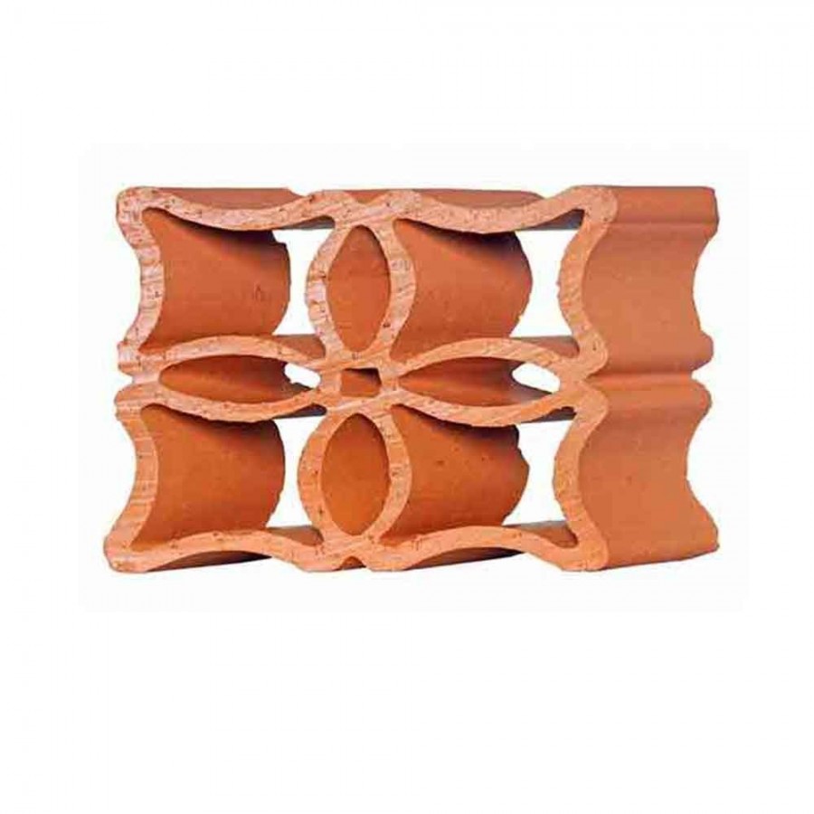 Tijolo Vazado Cobogó Diagonal Flor - Cerâmica Martins