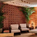 Tijolo Vazado Cobogó Reto Quadrado - Cerâmica Martins