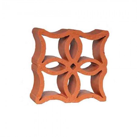 Tijolo Vazado Cobogó Reto Flor - Cerâmica Martins