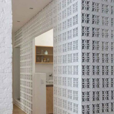 Tijolo Vazado Cobogó Reto Flor - Cerâmica Martins